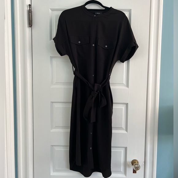 NWT Theory Belted Cargo Dress - Picture 2 of 6